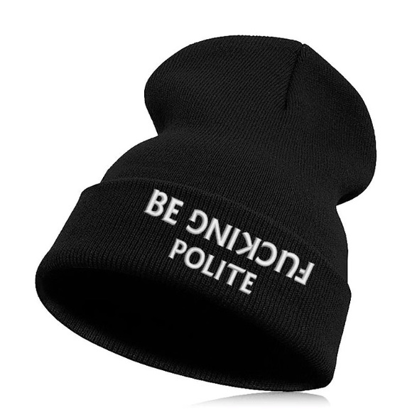 Accessories - Unisex be polite beanie